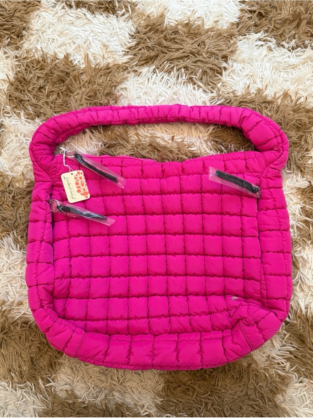 Brand New Free People Puffer Carry All Bag